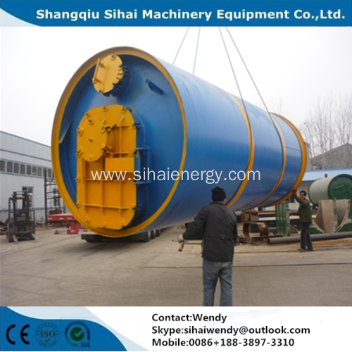 waste tyre recycling machine pyrolysis plant